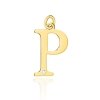 Łańcuszek złoty 585 literka P brylant 0,005ct zawieszka